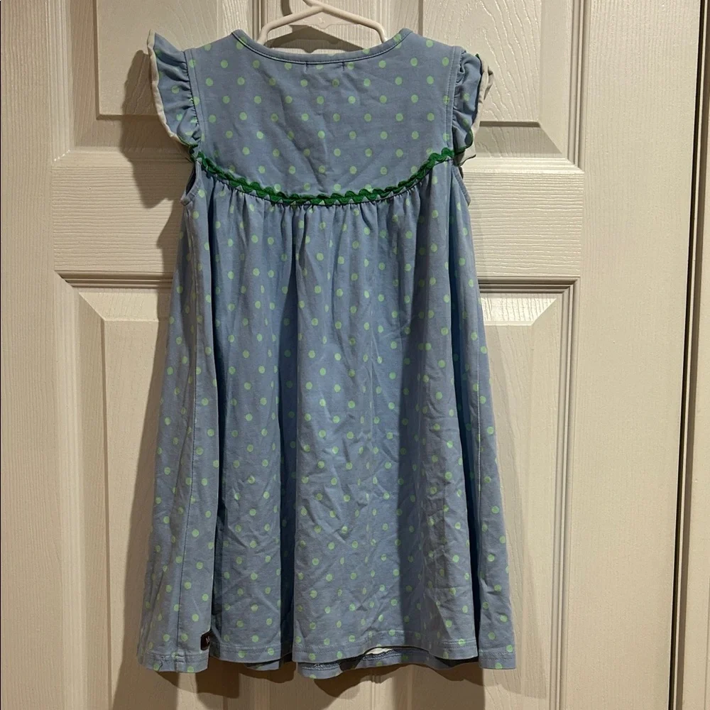 Matilda Jane Polka Dot Dress in Blue and Green - Picture 2 of 3
